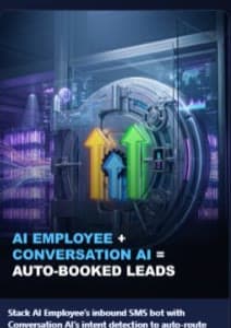 Generated LinkedIn post about AI employee and conversation AI
